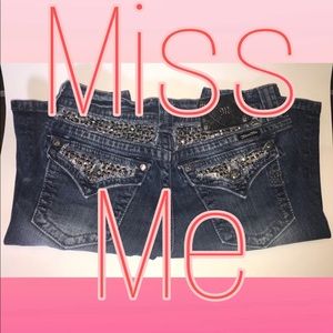 MISS ME Bermuda Jean Shorts Size 28